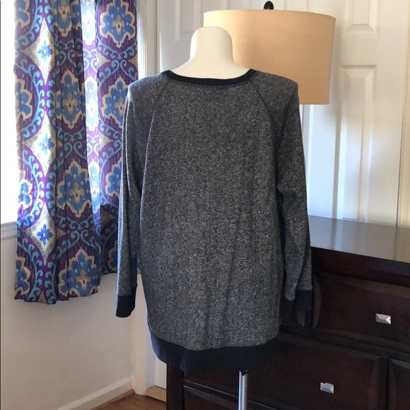 Grey/Black Top with Black/Gold Sequins and Beads - Picture 2 of 5